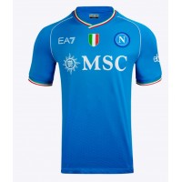 SSC Napoli Khvicha Kvaratskhelia #77 Replika Hemmatröja 2023-24 Kortärmad